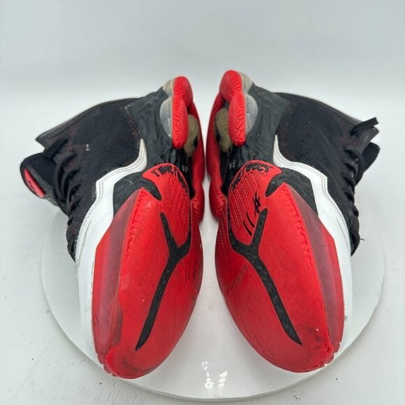 Nike Lebron 19 Low Bred Men Size 11.5 DH1270 001 Black White Red Training Shoes - Picture 8 of 12